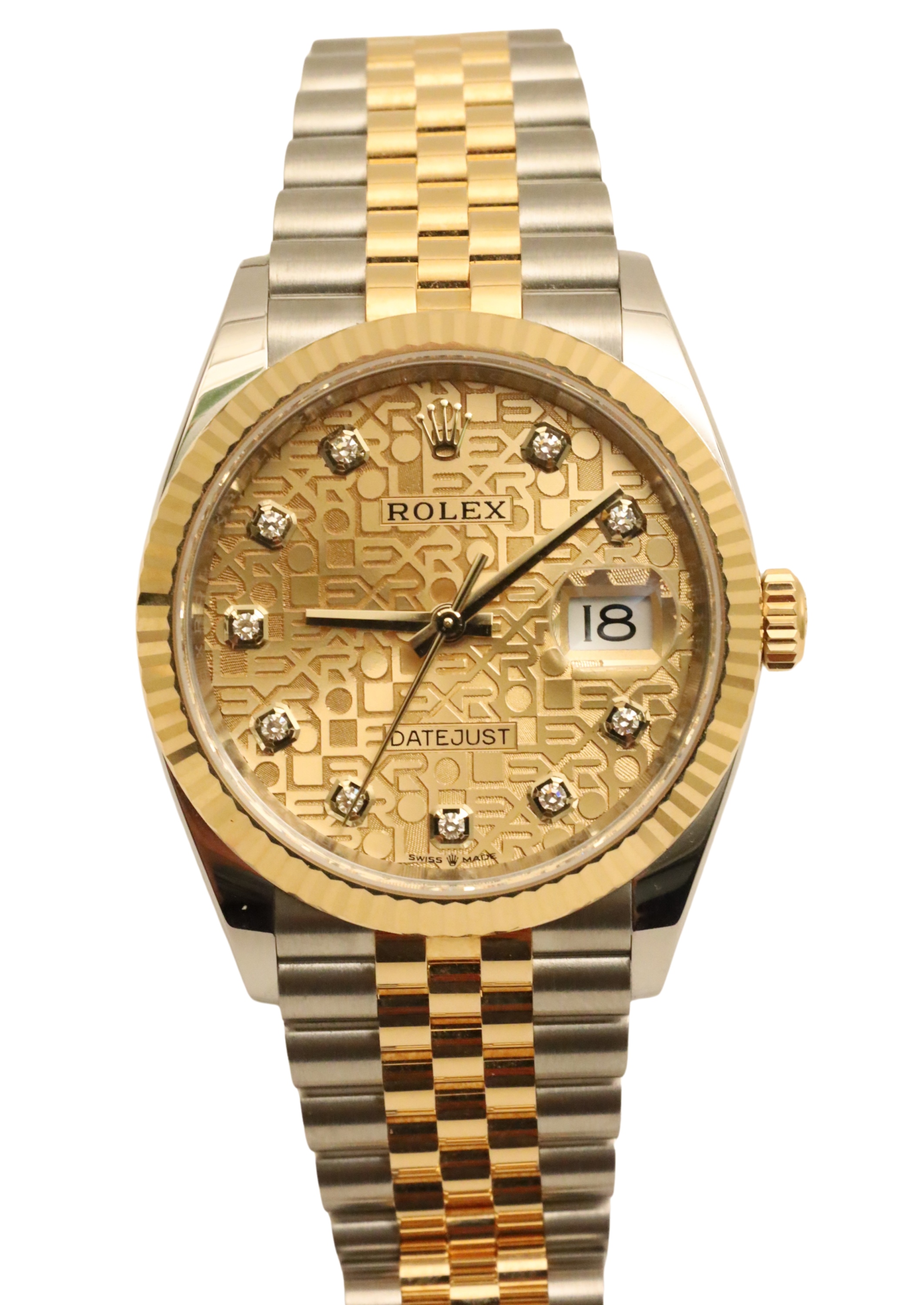 ROLEX DATEJUST 36MM MENS WATCH