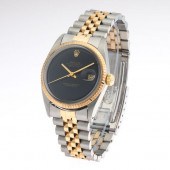 ROLEX DATEJUST BLACK DIAL TUOT