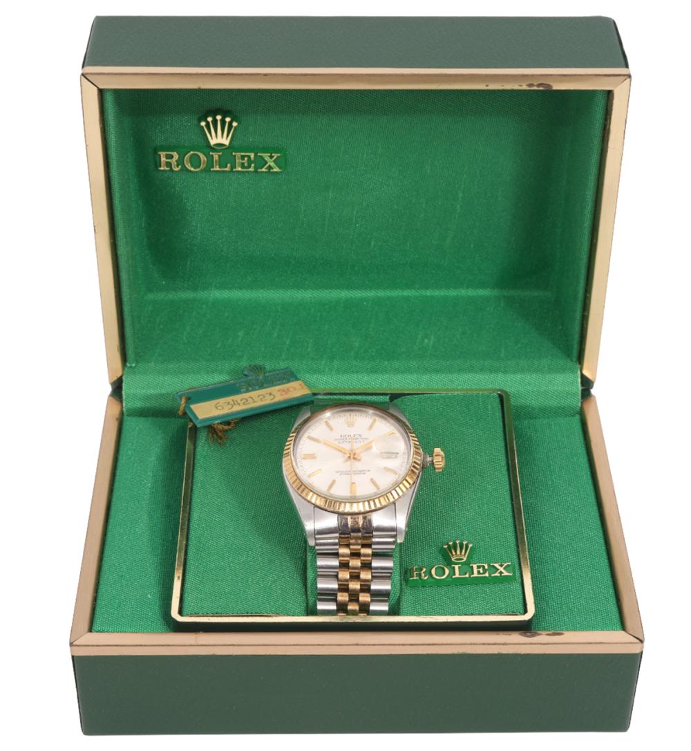 ROLEX DATEJUST STEEL AND GOLD
