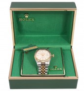 ROLEX DATEJUST STEEL AND GOLD