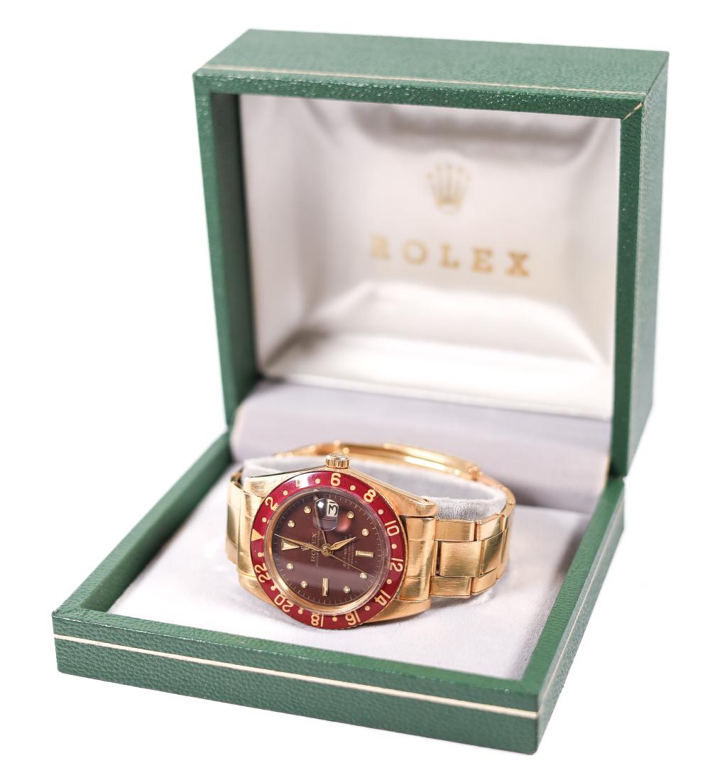 ROLEX GMT-MASTER 18K YG 6542