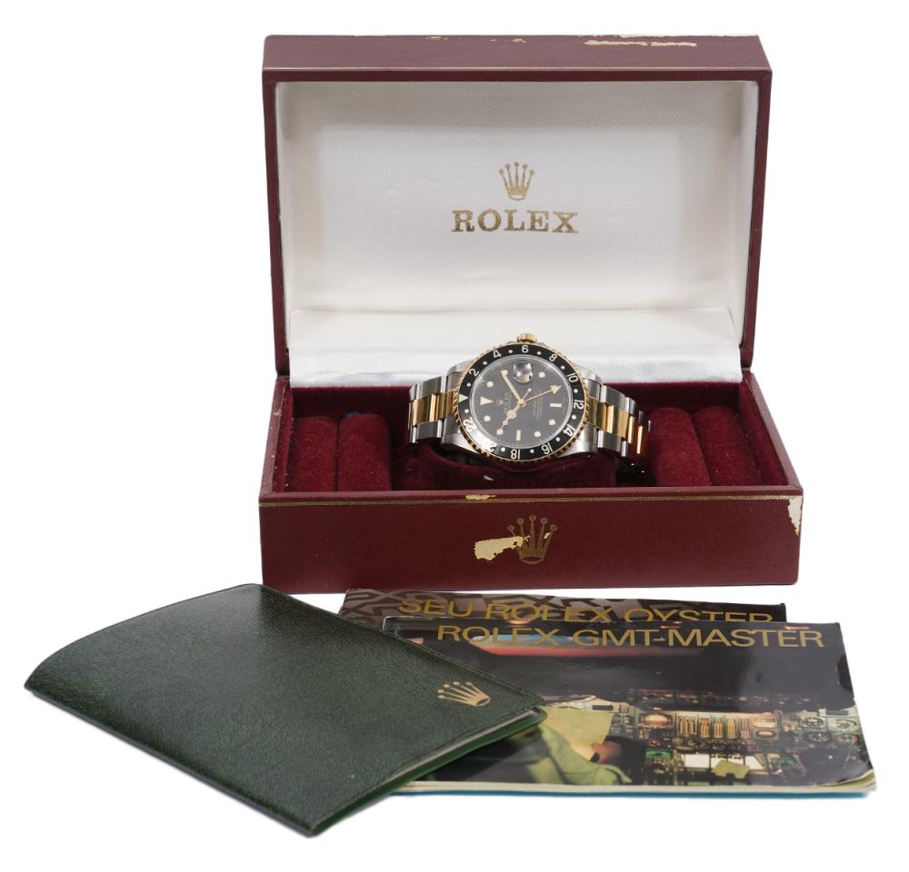 ROLEX GMT MASTER II STEEL & 18K