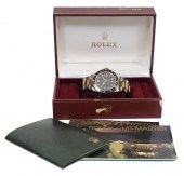 ROLEX GMT MASTER II STEEL & 18