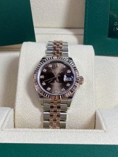 ROLEX LADY-DATEJUST 28MM CHOCO