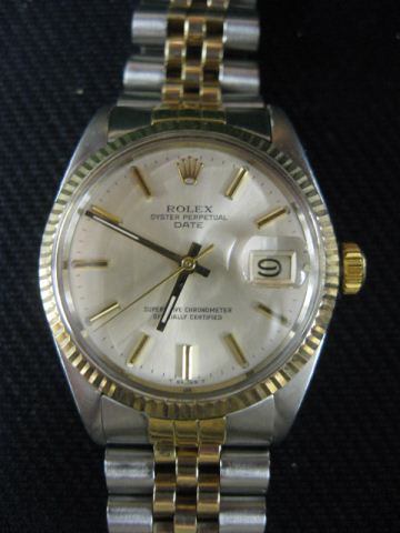 Rolex Man's 18k Gold & Stainless