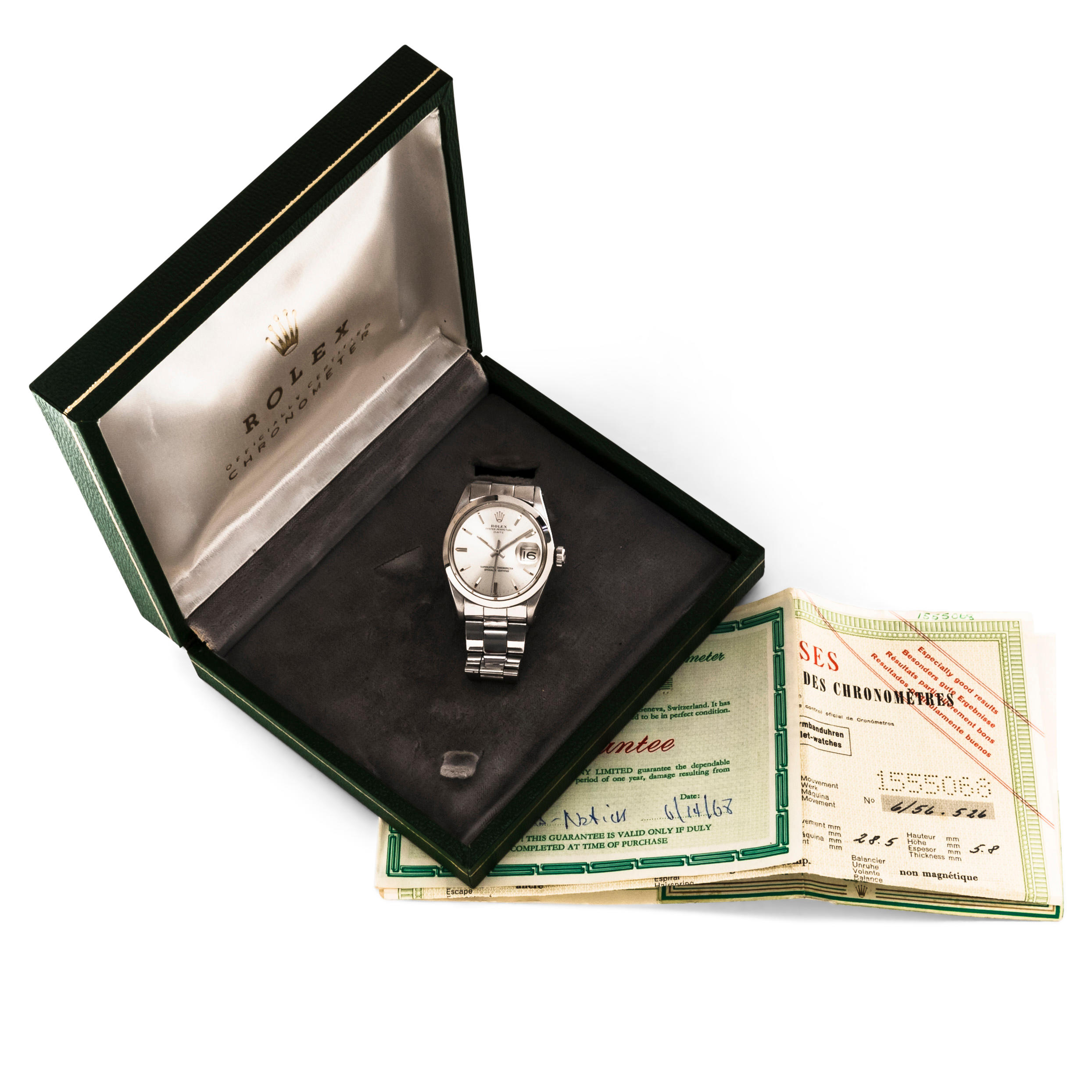 ROLEX OYSTER PERPETUAL DATE REF: