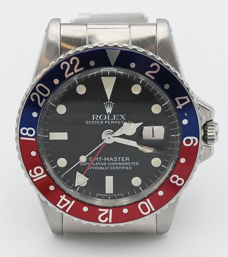 ROLEX PEPSI GMT MEN'S STAINLESS