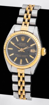ROLEX STEEL & 14K YELLOW GOLD