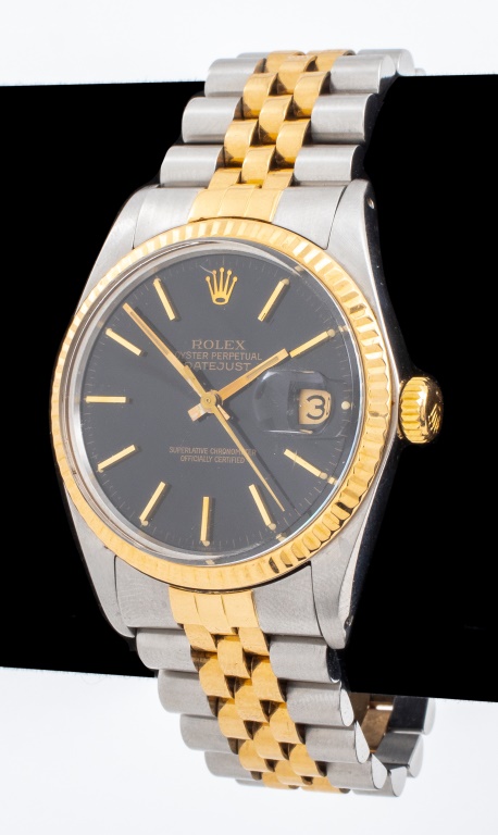 ROLEX STEEL & 18K YELLOW GOLD