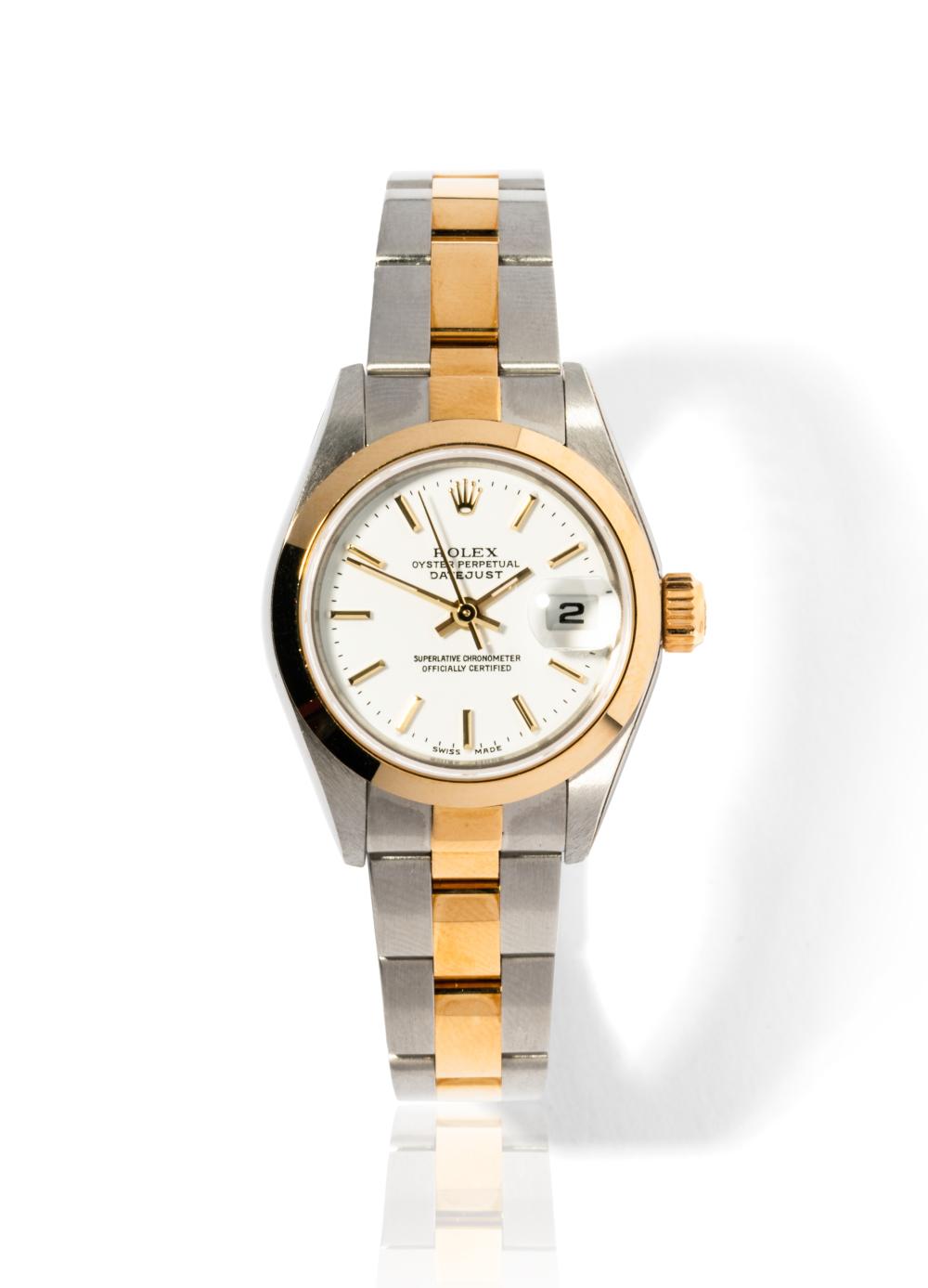 ROLEX STEEL AND 18 KARAT YELLOW