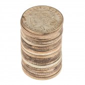 ROLL OF 1921 MORGANS, ALL 3 MI
