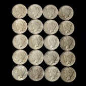 ROLL OF MIXED MINT 1923 PEACE