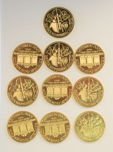 ROLL OF TEN GOLD ONE OUNCE