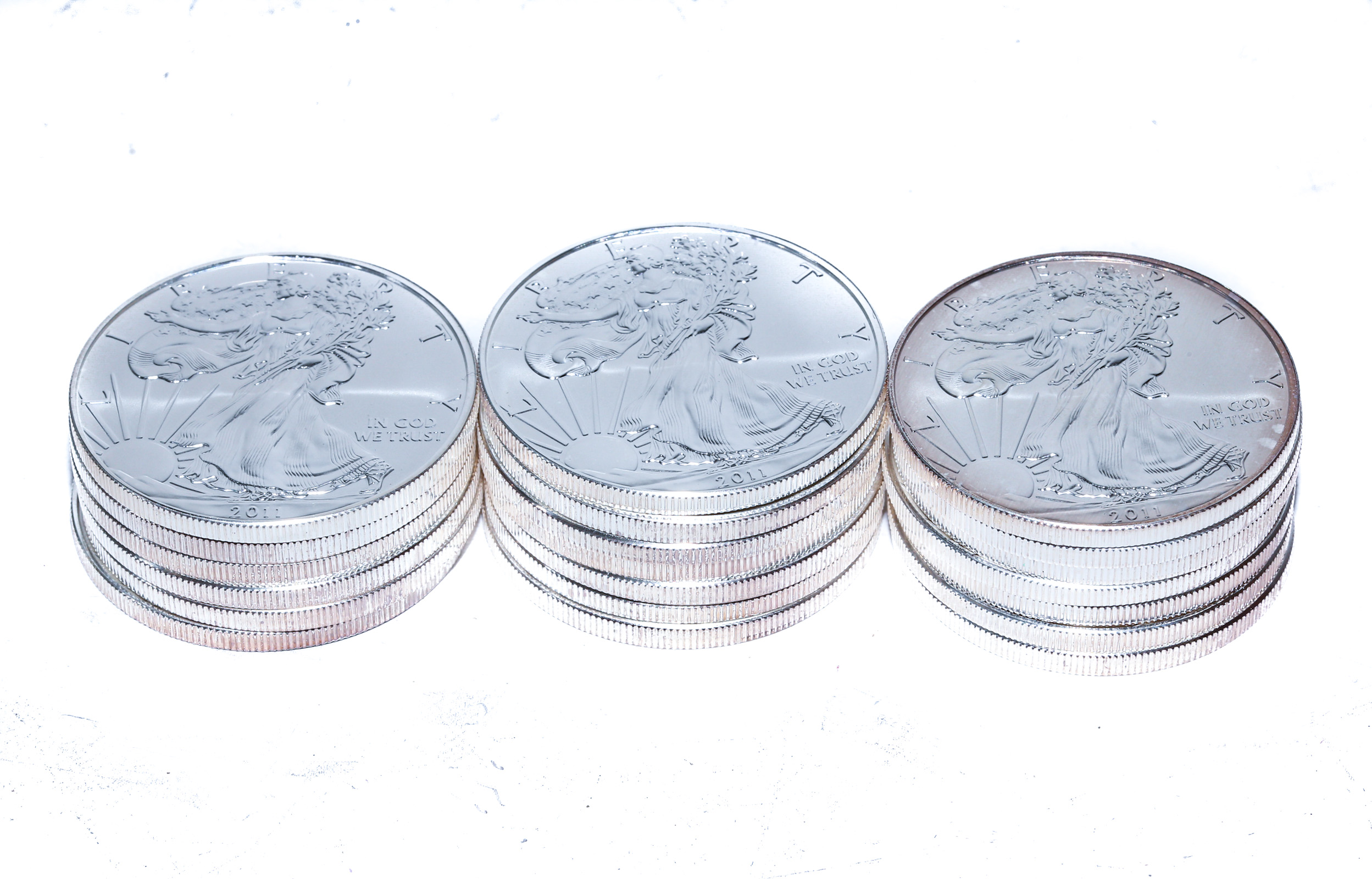 ROLL OF TWENTY 2011 SILVER EAGLES -
