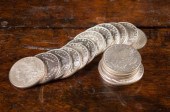 ROLL OF TWENTY U.S. SILVER MOR
