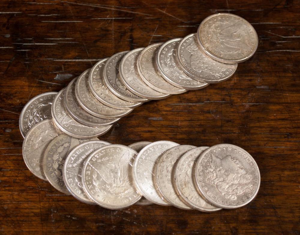 ROLL OF TWENTY U.S. SILVER MORGAN