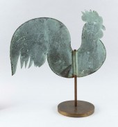 ROLLED METAL ROOSTER WEATHER V