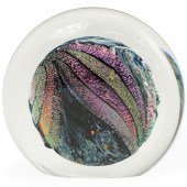ROLLIN KARG ART GLASS PAPERWEI