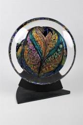 ROLLIN KARG DICHROIC ART GLASS