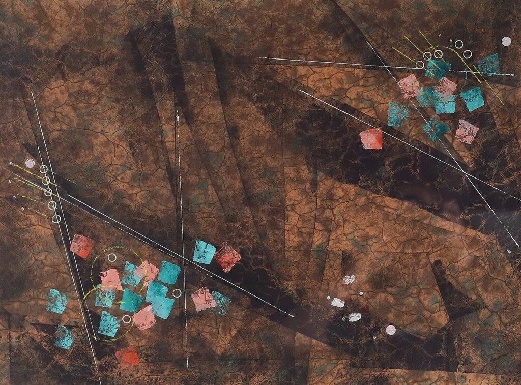 ROLPH SCARLETT MIXED MEDIA
