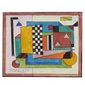 ROLPH SCARLETT, MODERNIST WATE