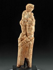 ROMAN BONE FINIAL, NUDE HERCUL