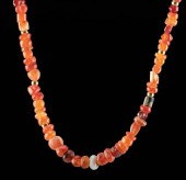 ROMAN CARNELIAN BEAD NECKLACER