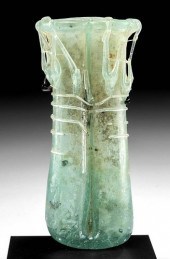 ROMAN GLASS DOUBLE UNGUENTARIU