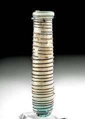 ROMAN GLASS UNGUENTARIUM, BLUE
