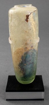 ROMAN GLASS VESSEL ON STAND Ro