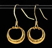 ROMAN GOLD HOOP EARRINGS - WEA