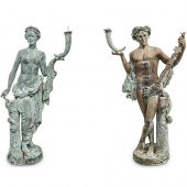 ROMAN-GRECO BRONZE FIGURAL GAR