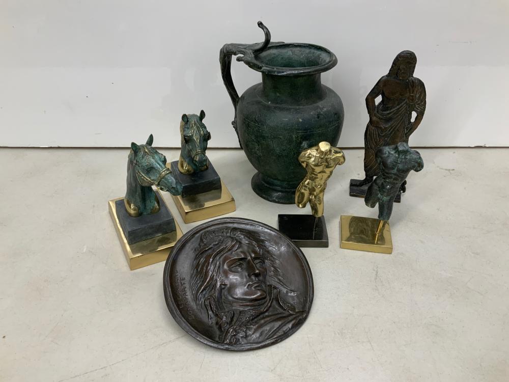 ROMAN-GRECO STYLE BRONZE VESSEL,