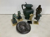 ROMAN-GRECO STYLE BRONZE VESSE