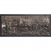 Roman Lead Sarcophagus Panel,