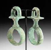 ROMAN LEADED BRONZE CHARIOT TE