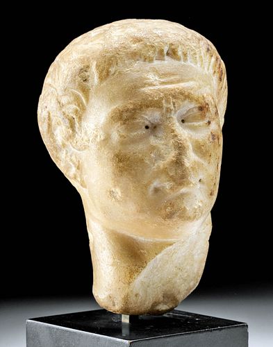 ROMAN MARBLE BUST OF A MALERoman,