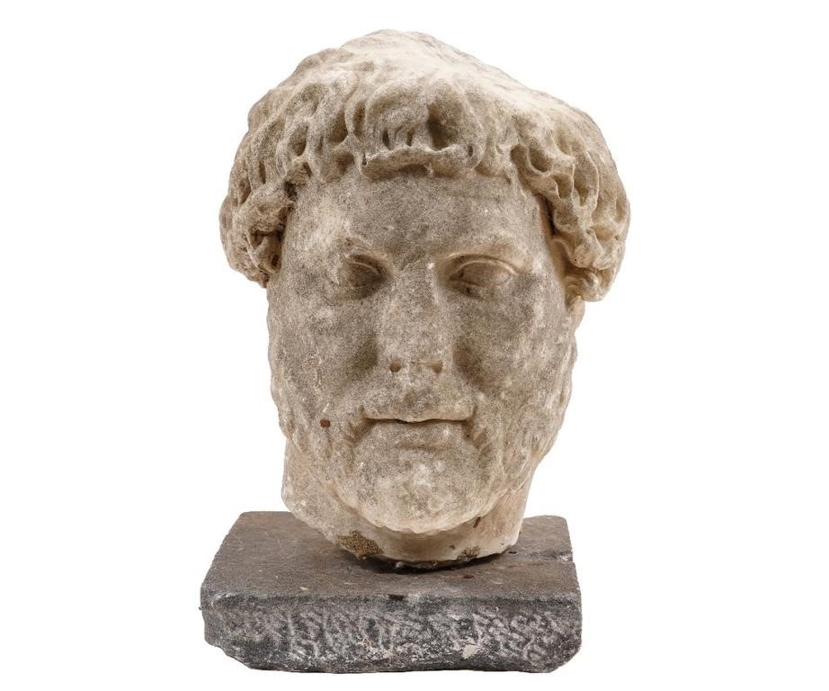 Roman marble bust, probably of