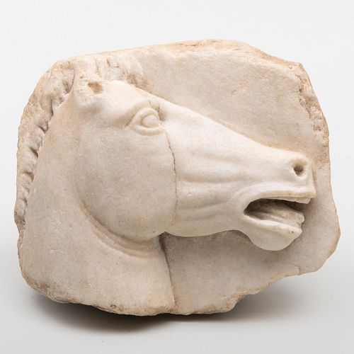 ROMAN MARBLE FRAGMENTARY RELIEF