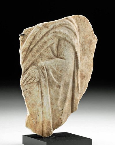ROMAN MARBLE RELIEF - MALE FIGURE