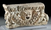 ROMAN MARBLE SARCOPHAGUS PANEL