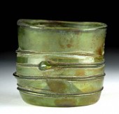 ROMAN PARTHIAN GLASS CUP, EX-R