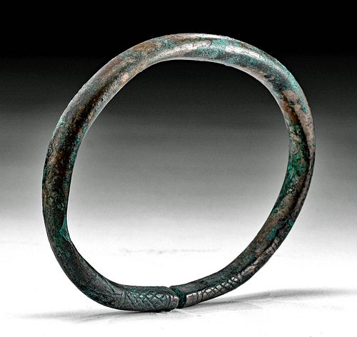 ROMAN SILVER BRACELET INCISED