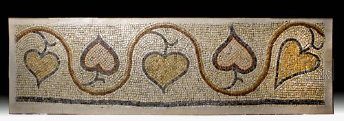 ROMAN STONE MOSAIC - IVY VINE W/