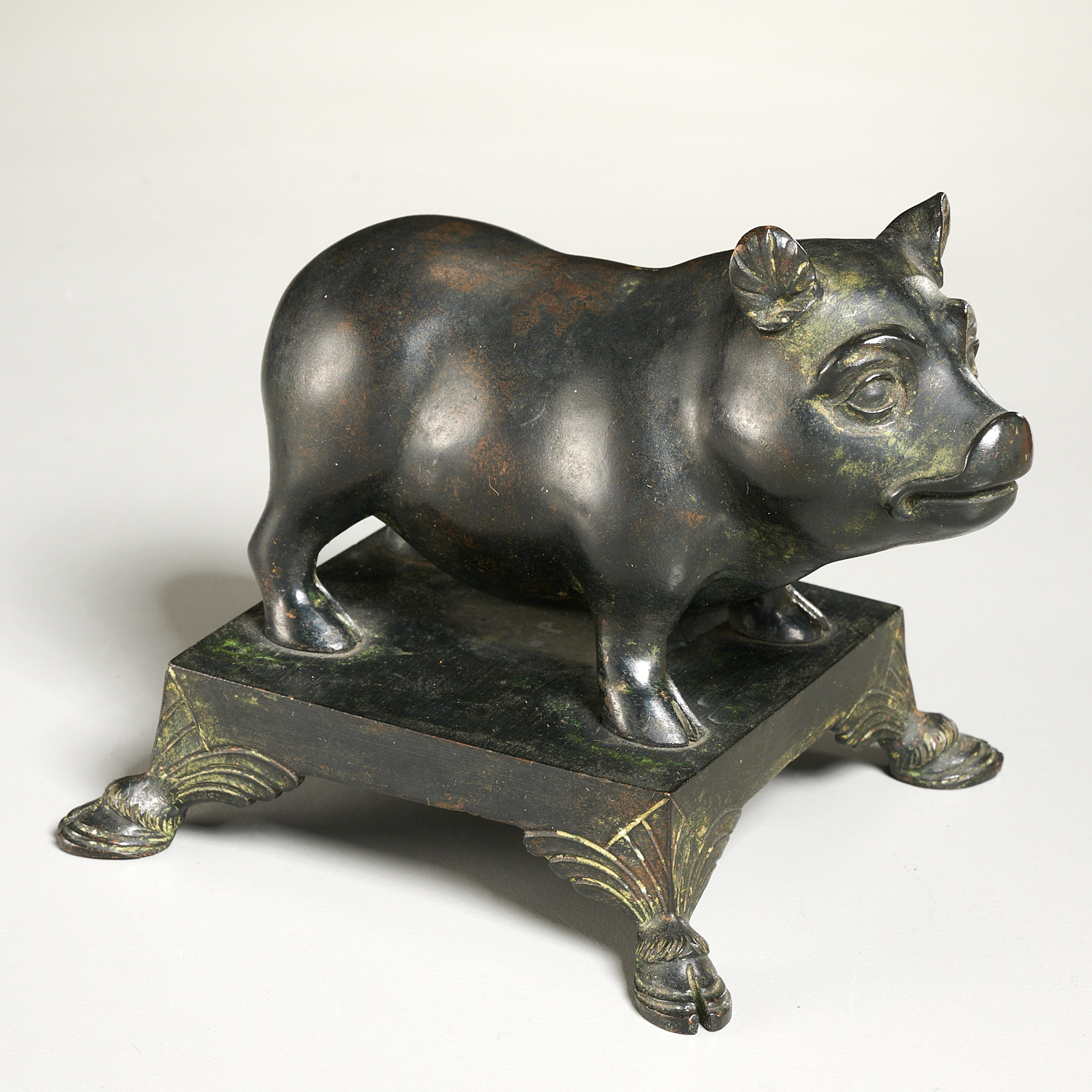 ROMAN STYLE BRONZE VOTIVE OF A