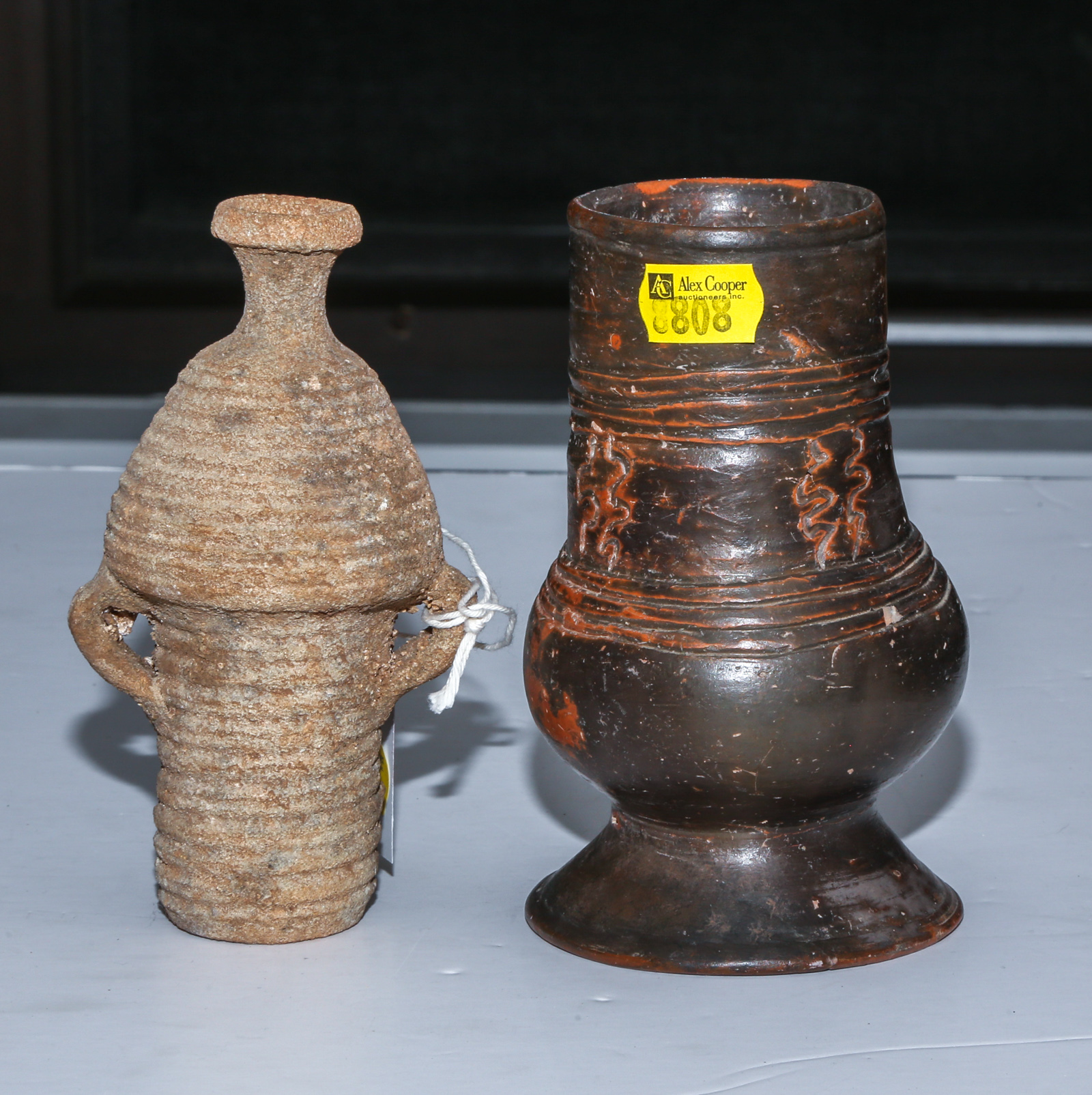 ROMAN TERRACOTTA BOTTLE; SOUTH
