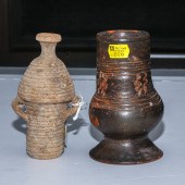 ROMAN TERRACOTTA BOTTLE; SOUTH