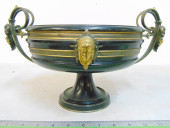 ROMANESQUE BRONZE MOUNTED BASA