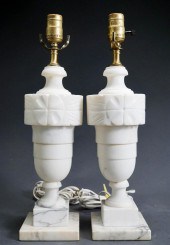 ROMANESQUE STYLE CARVED ALABAS