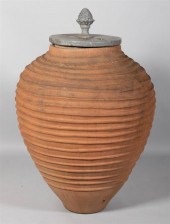 ROMANESQUE STYLE CERAMIC GARDE